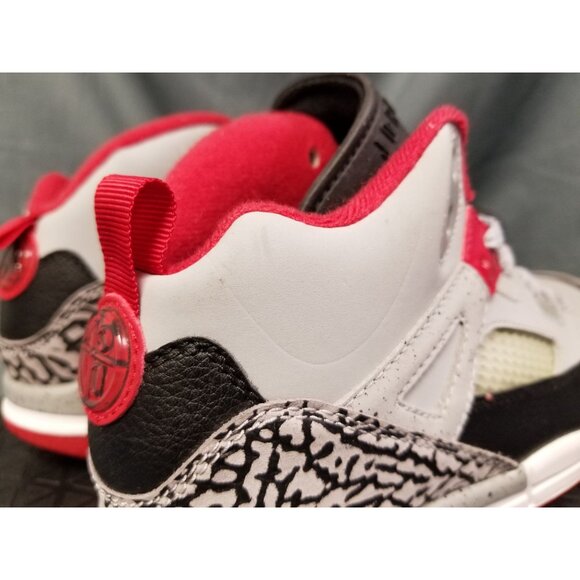 Jordan Spizike BP Sneakers Black Red Grey Kids Size 3Y Dispaly BRAND NEW NO BOX! - Picture 9 of 13